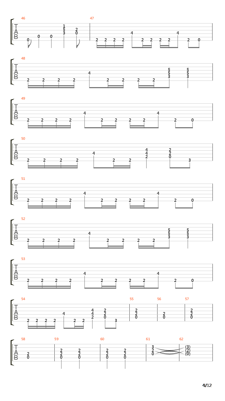 Egypt吉他谱