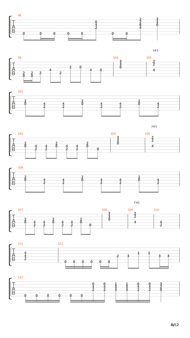 Egypt吉他谱