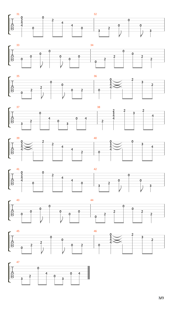 To One Far Away吉他谱