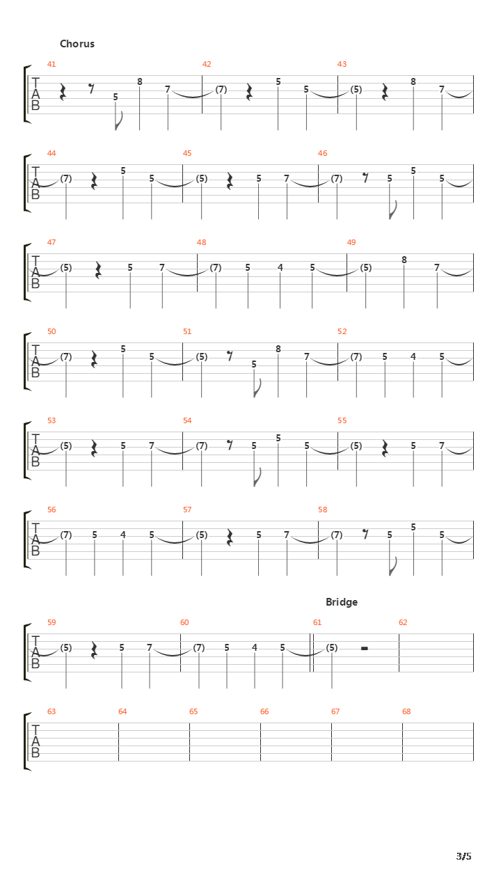 2000 Miles吉他谱