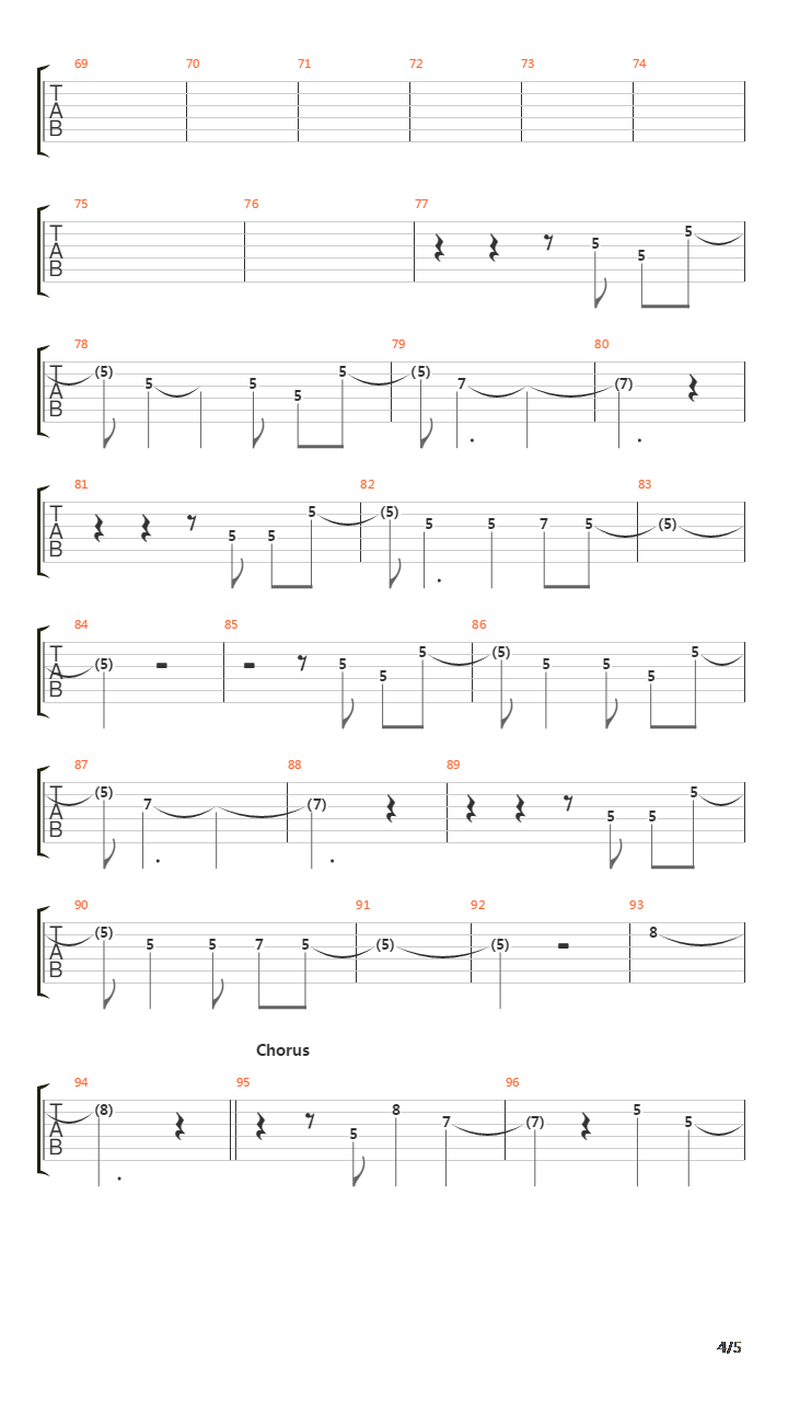 2000 Miles吉他谱