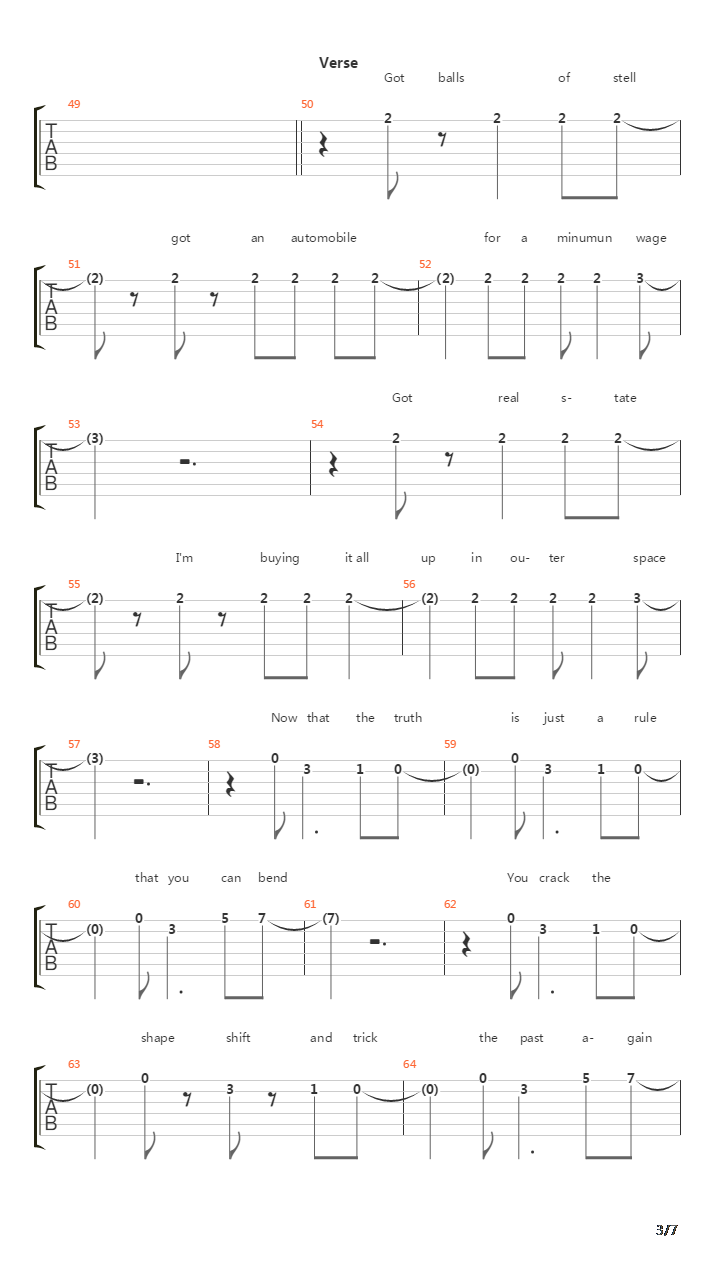 Black Sheep吉他谱