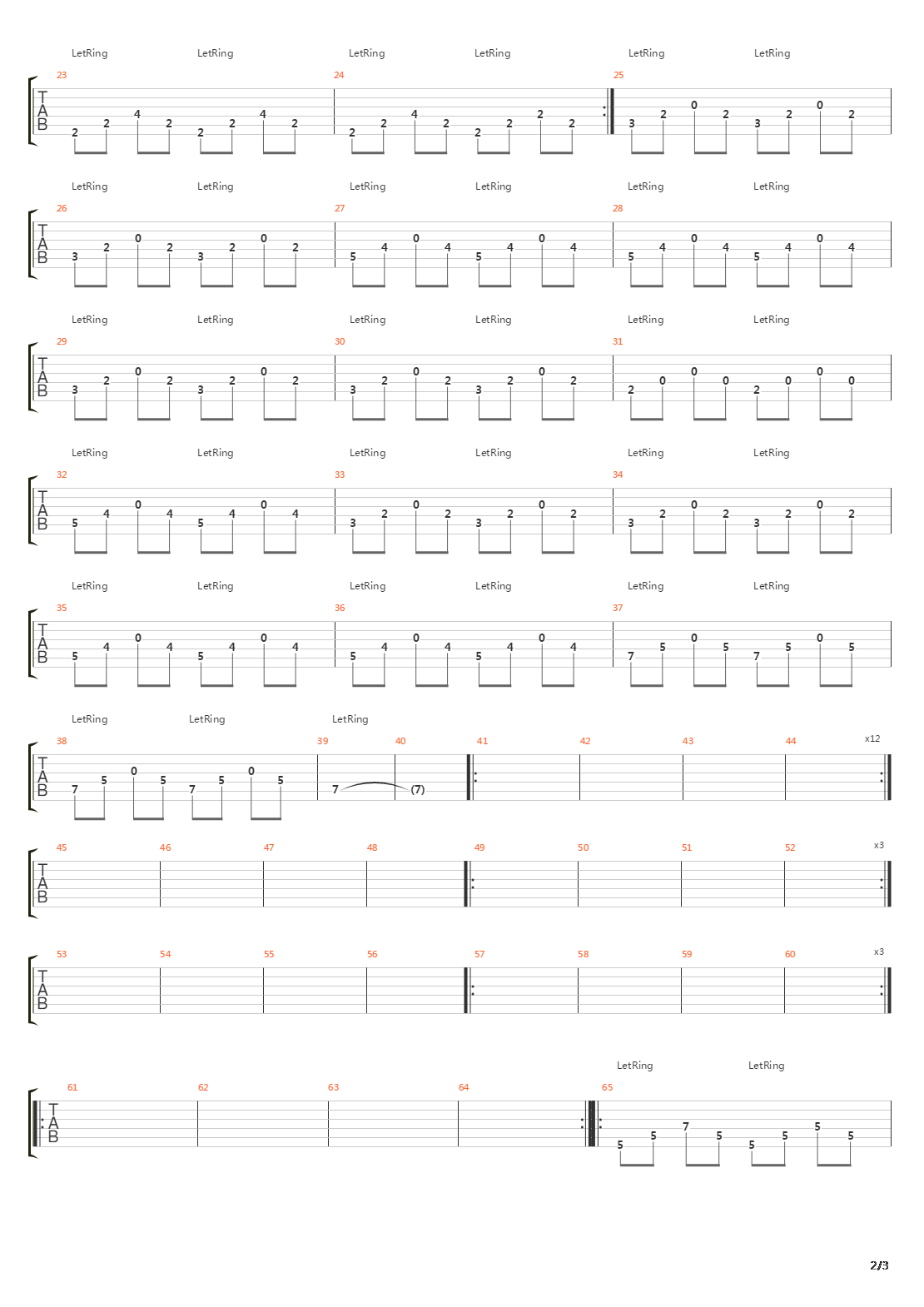 Empty吉他谱