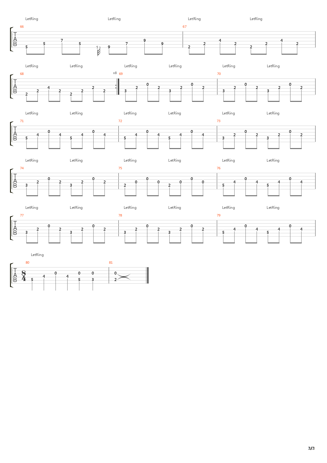 Empty吉他谱