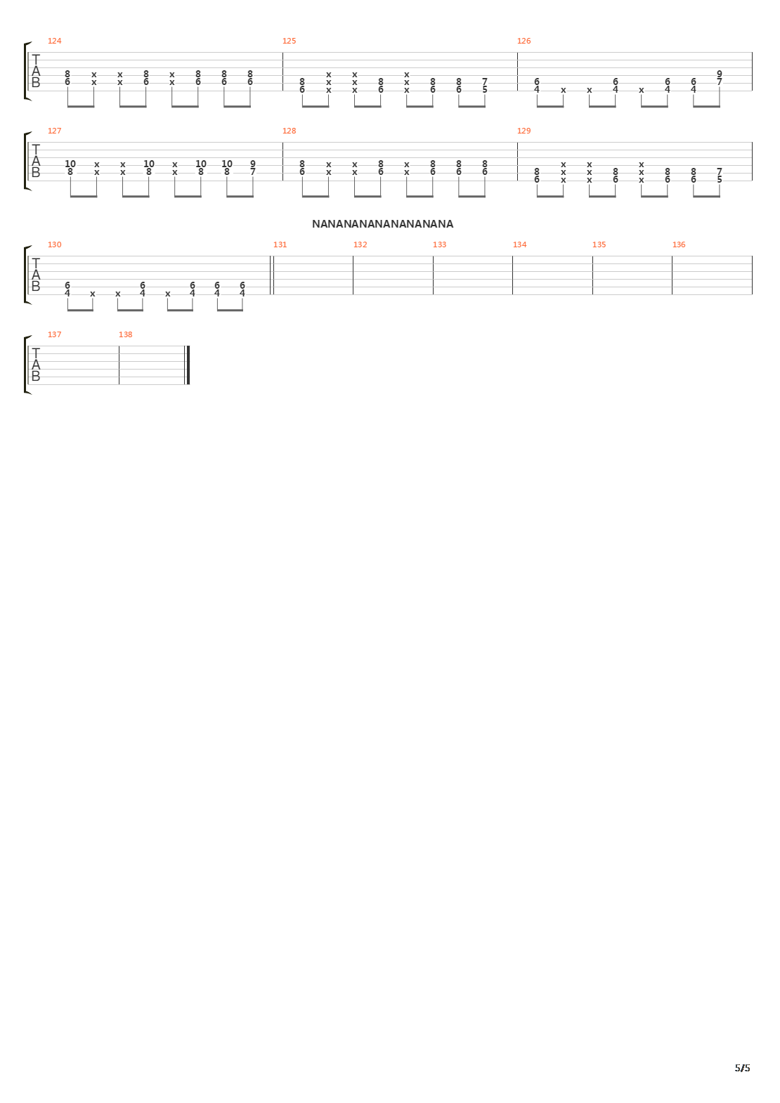 Revenge吉他谱