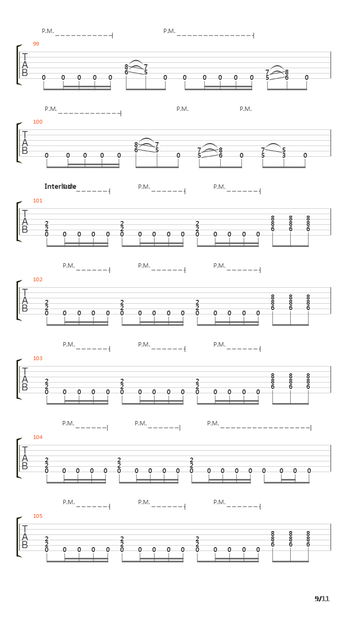 Psalm 69吉他谱