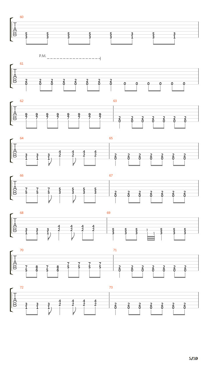 The Spectator吉他谱