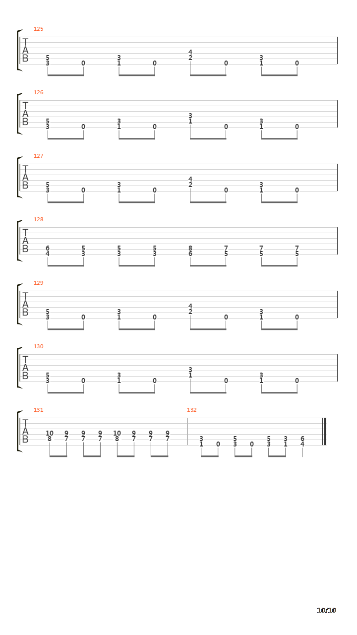 The Spectator吉他谱