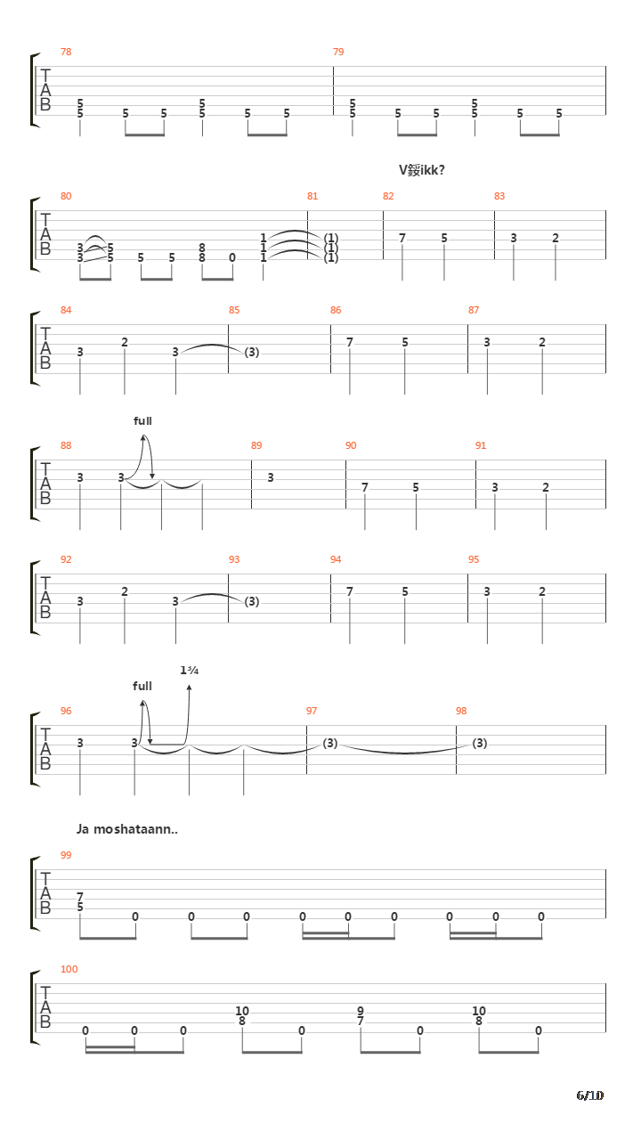 Haudan Takaa吉他谱