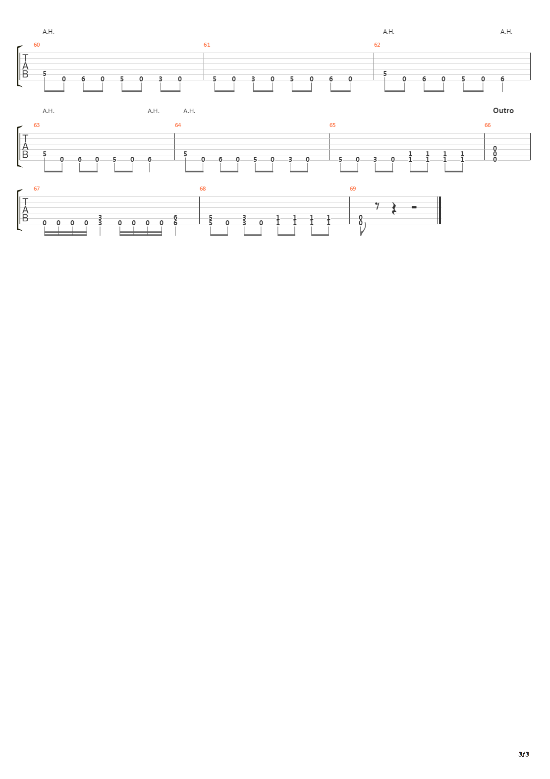 Houkka吉他谱