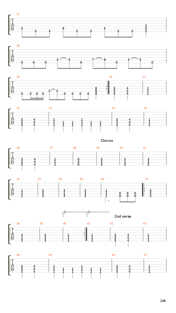 Kasvot Kohti It吉他谱