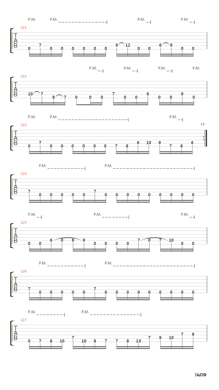 Departure吉他谱