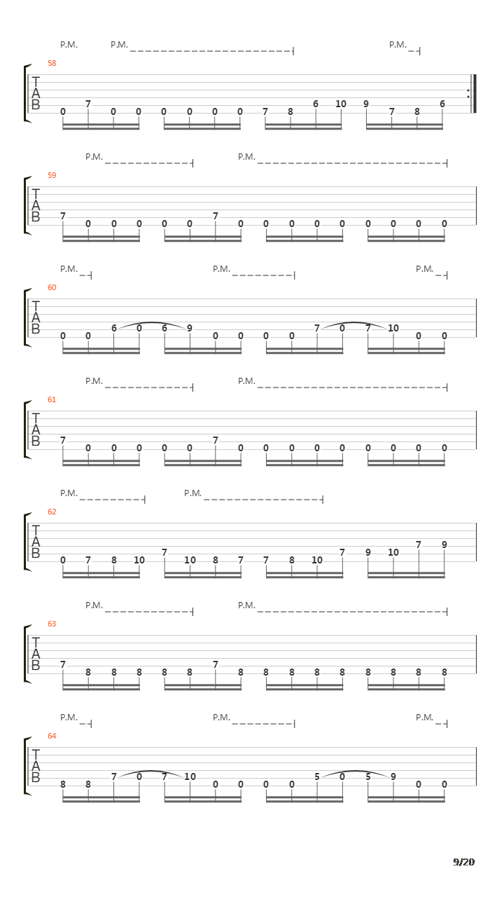 Departure吉他谱