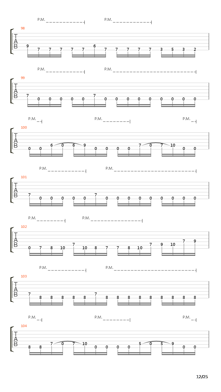 Departure吉他谱