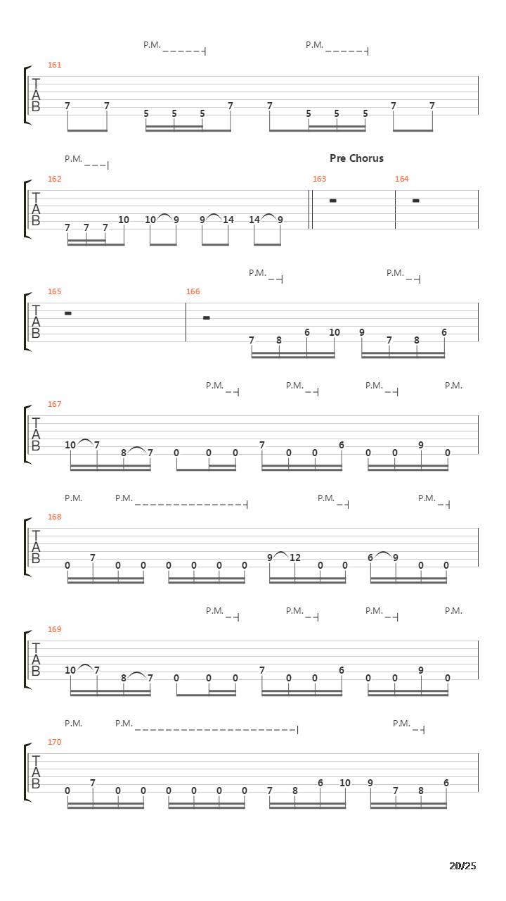 Departure吉他谱