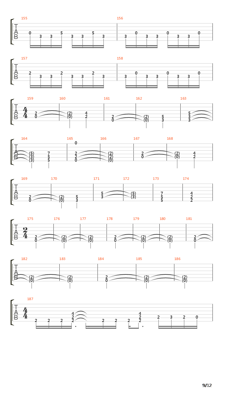 The Harmony Remains吉他谱