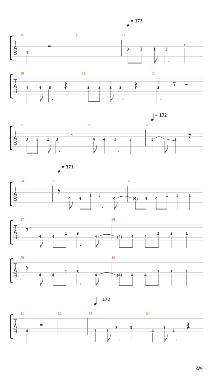 Compass吉他谱