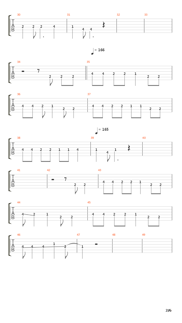 Ghost吉他谱