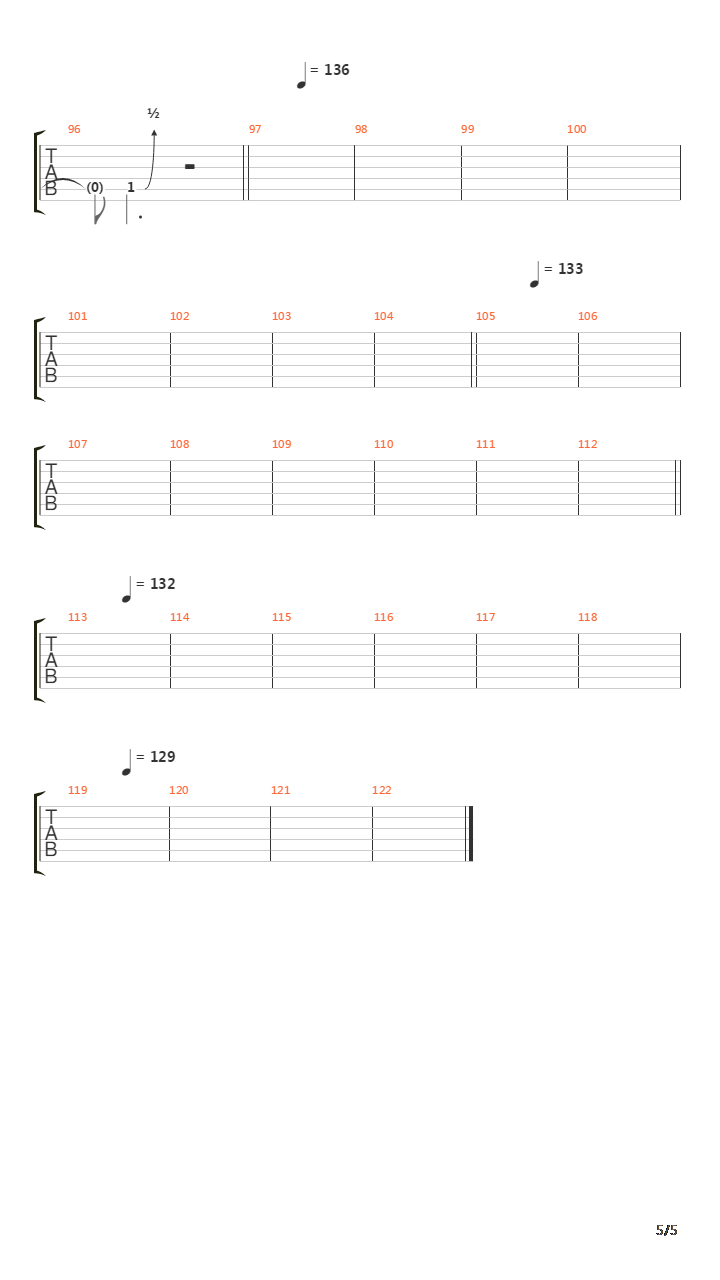 Northern Seaside吉他谱