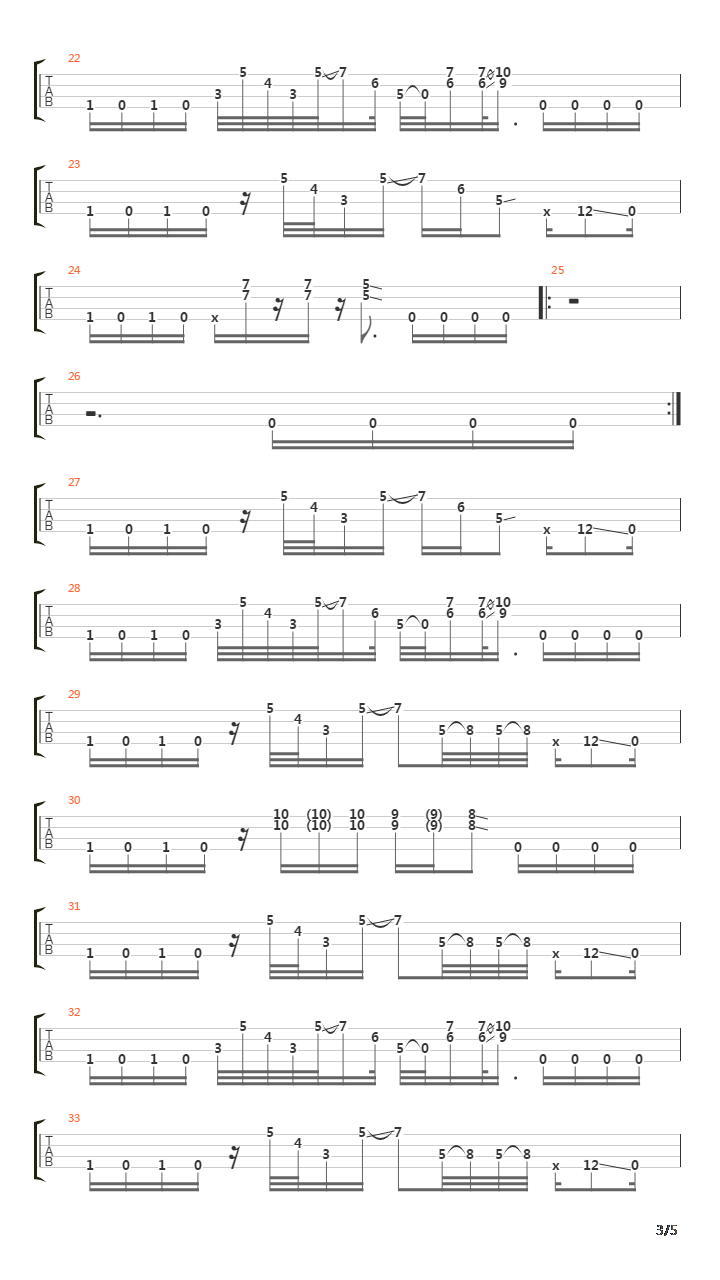 A Key To Nothing吉他谱