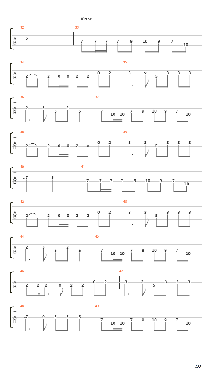 A Scarlet Letters吉他谱