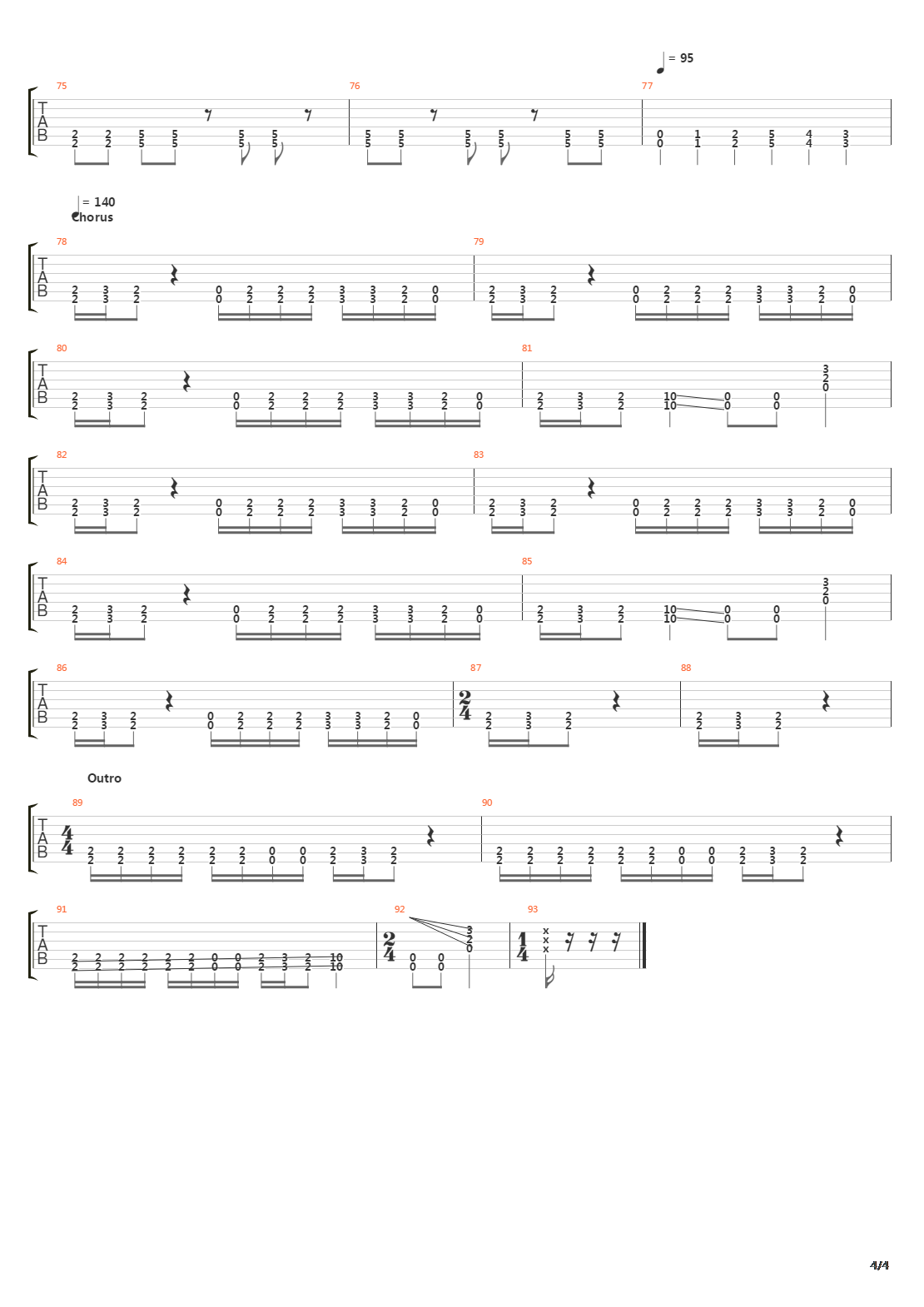 Dig吉他谱