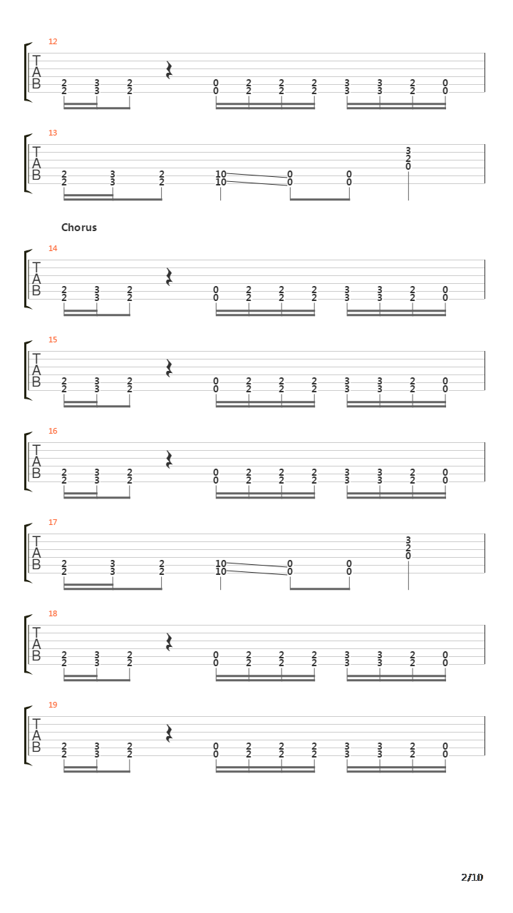 Dig吉他谱