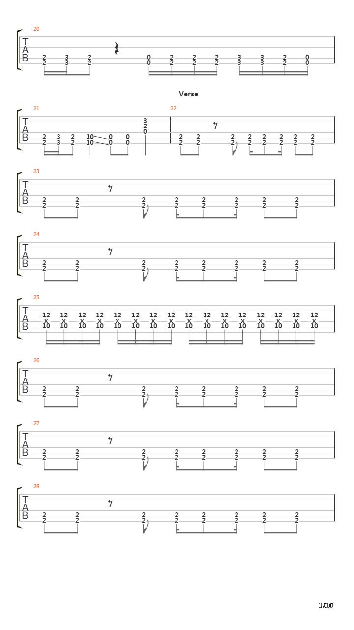 Dig吉他谱