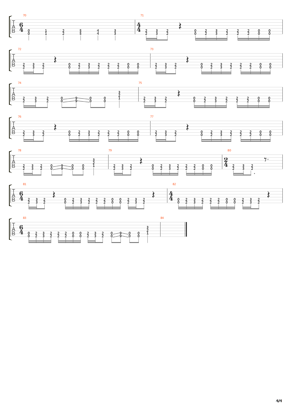 Dig吉他谱