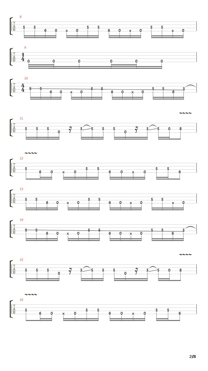 Per吉他谱