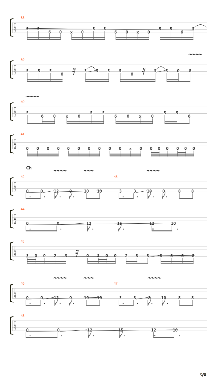 Per吉他谱