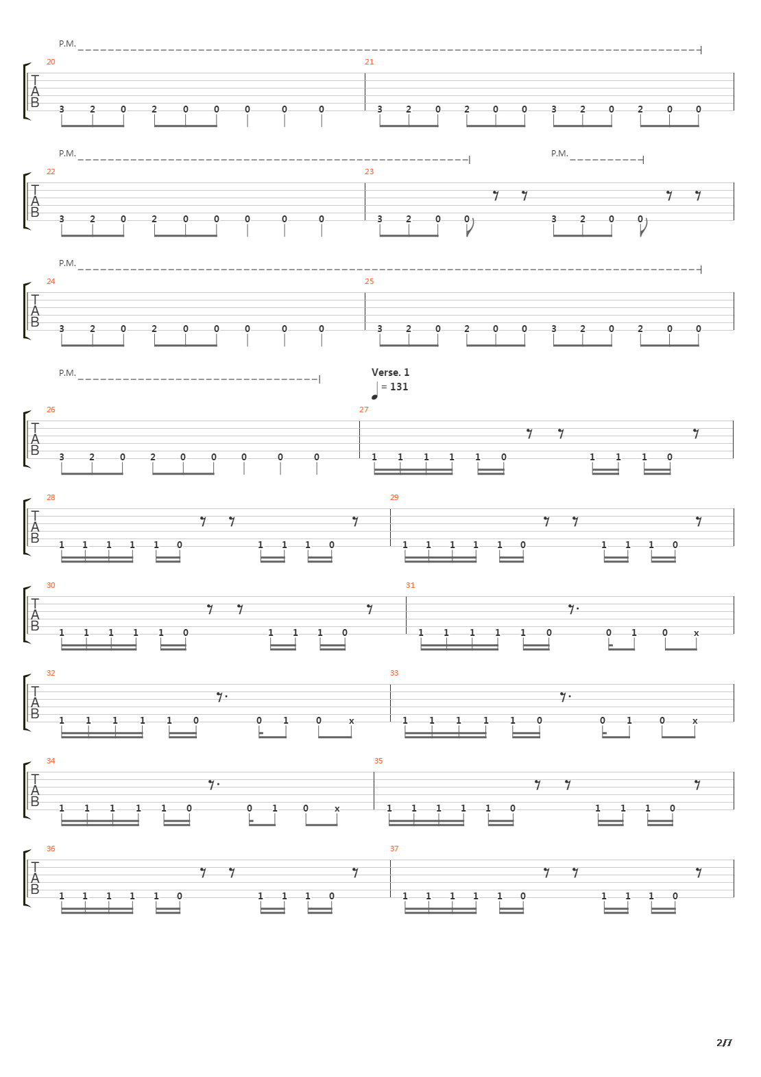 The End Of All Things To Come吉他谱