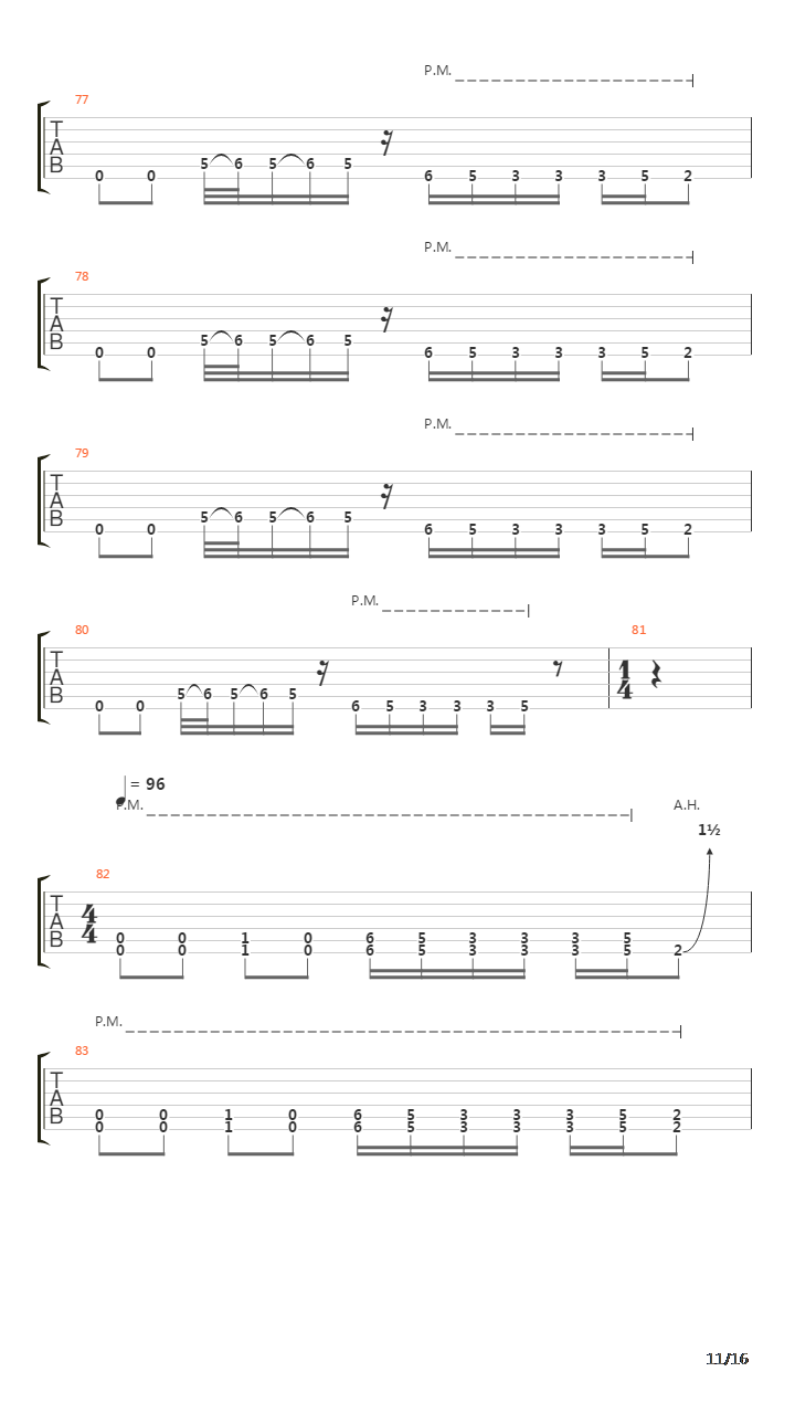 The End Of All Things To Come吉他谱