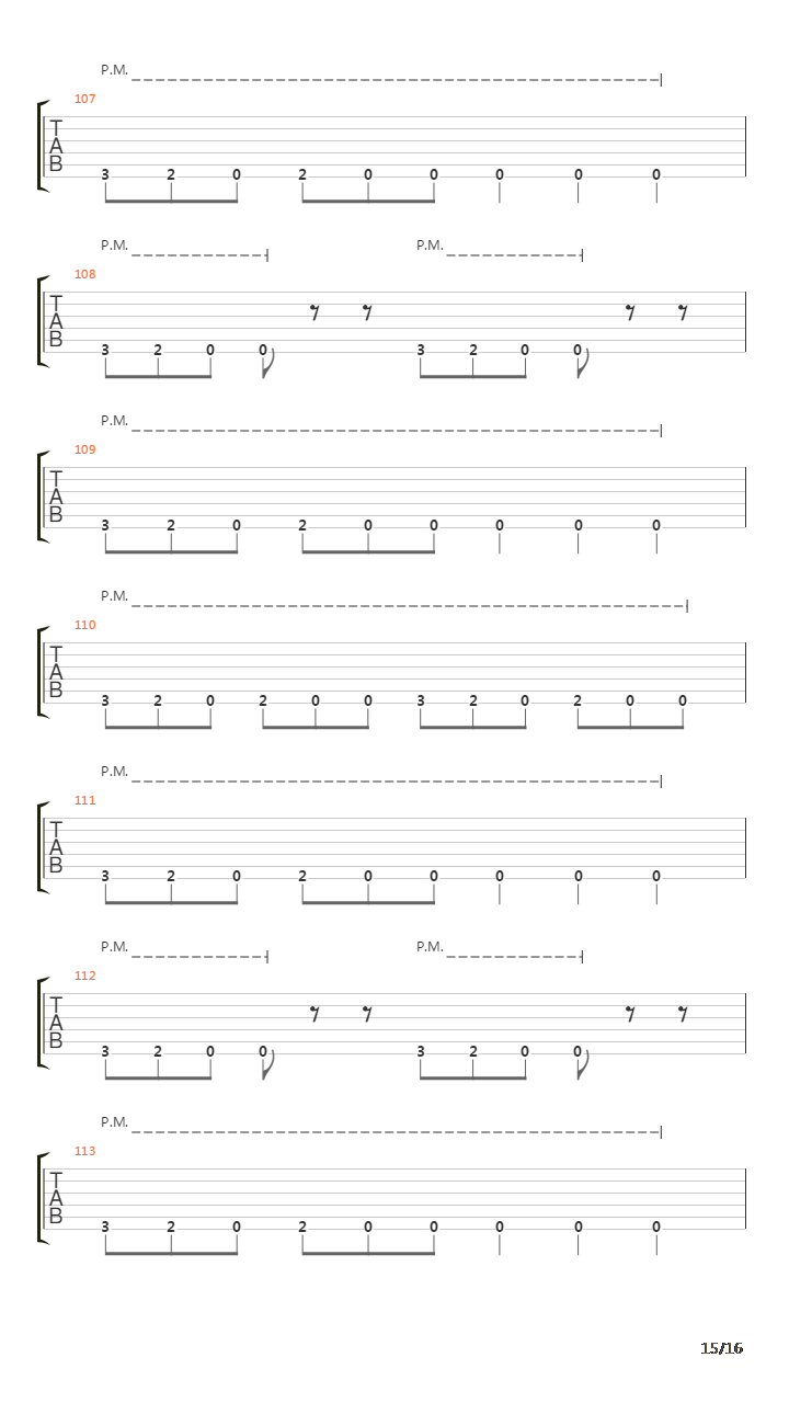 The End Of All Things To Come吉他谱