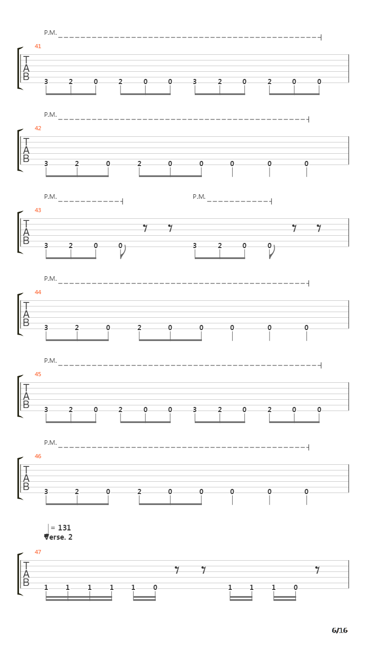 The End Of All Things To Come吉他谱