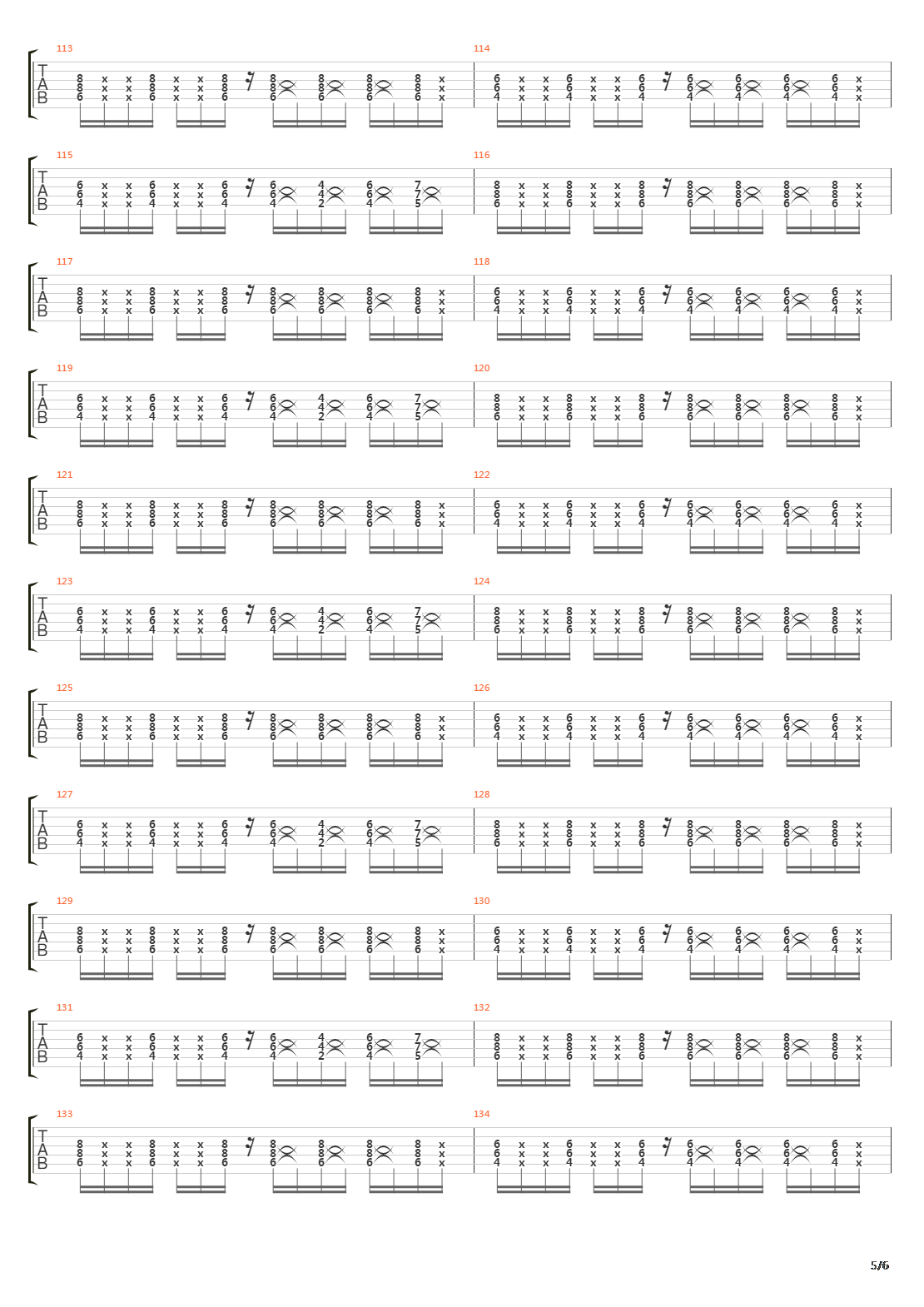 Vertige吉他谱