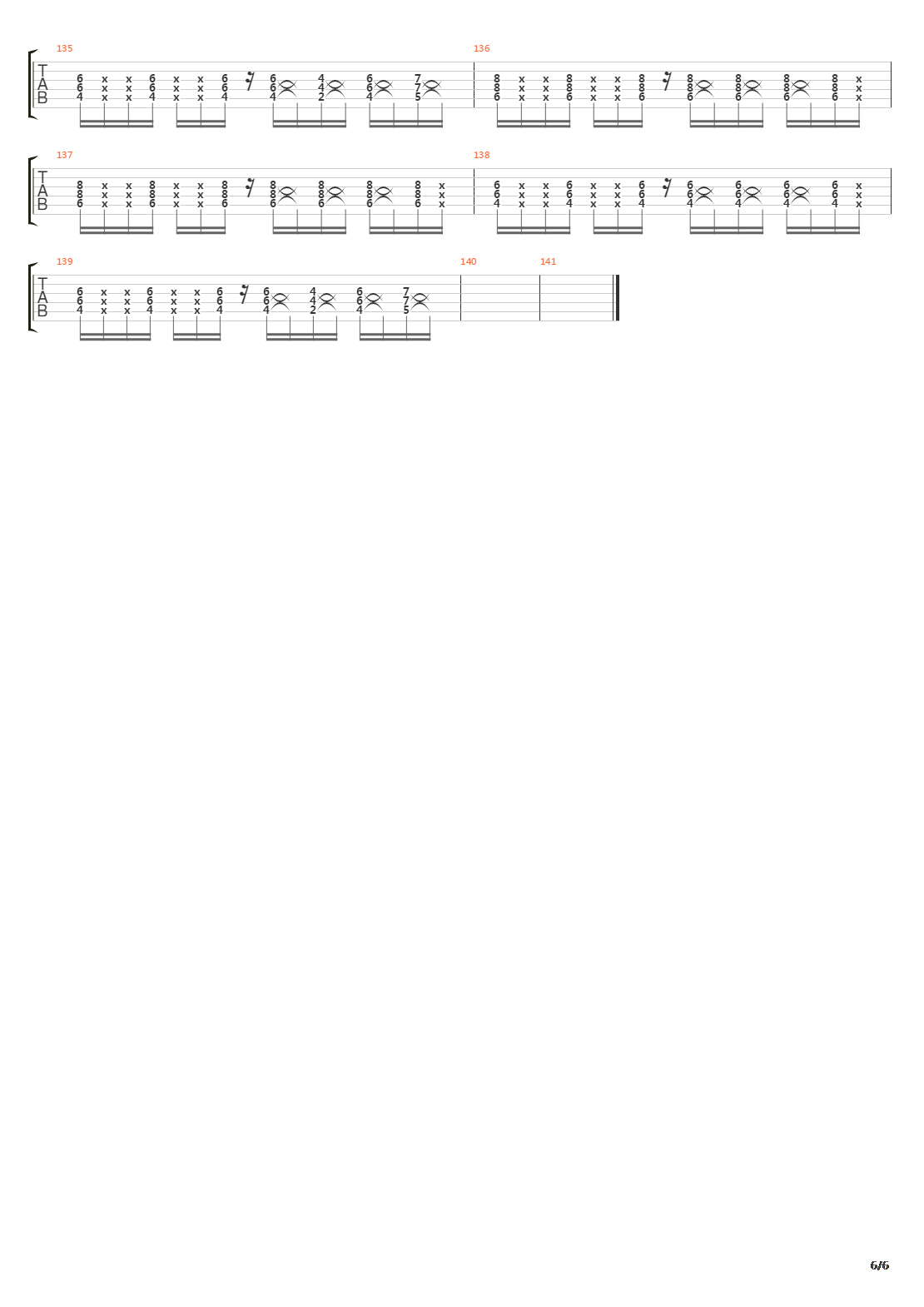Vertige吉他谱