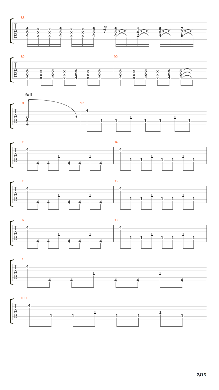 Vertige吉他谱