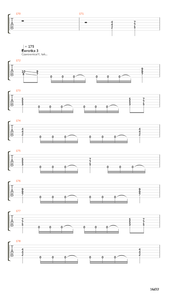 Bramy Zadz吉他谱