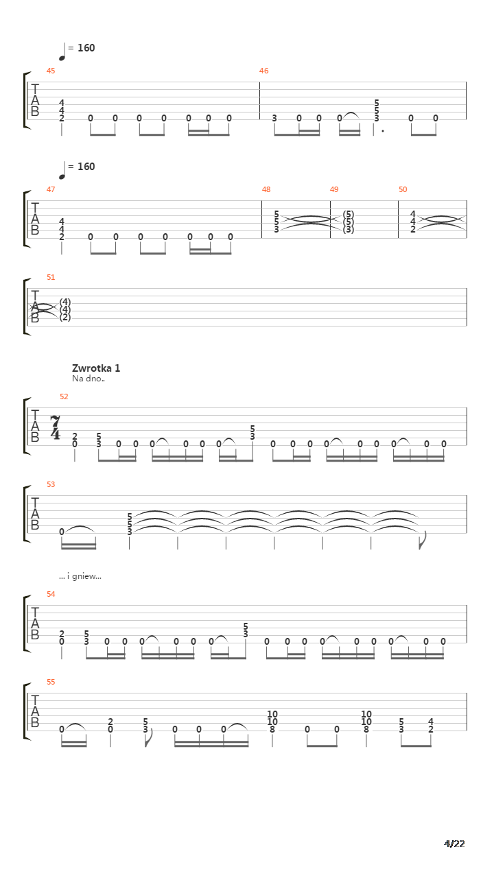 Bramy Zadz吉他谱