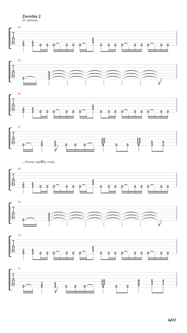 Bramy Zadz吉他谱