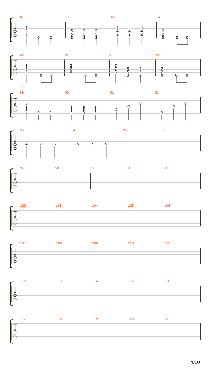 Glos Z Ciemnosci吉他谱