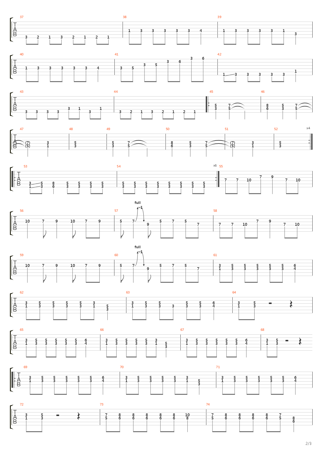 Masz吉他谱