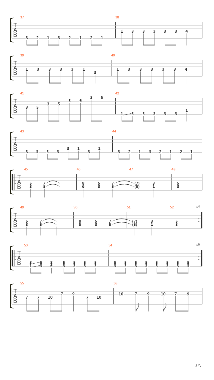 Masz吉他谱