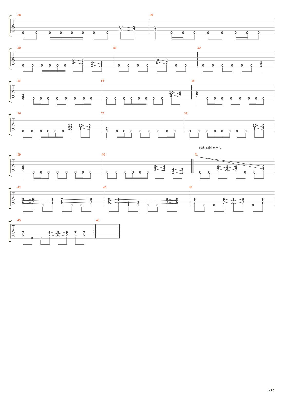 Porwany吉他谱