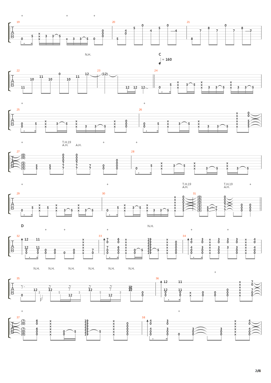 Mission吉他谱