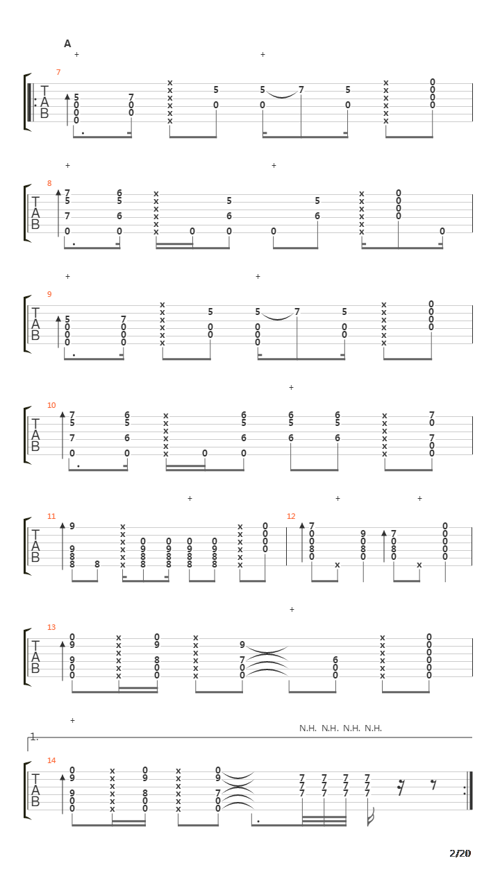 Mission吉他谱