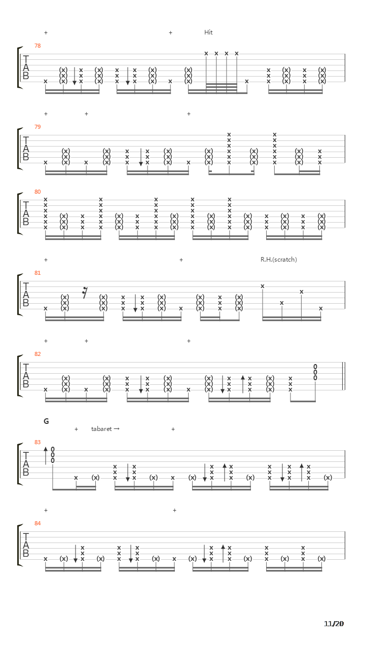 Mission吉他谱