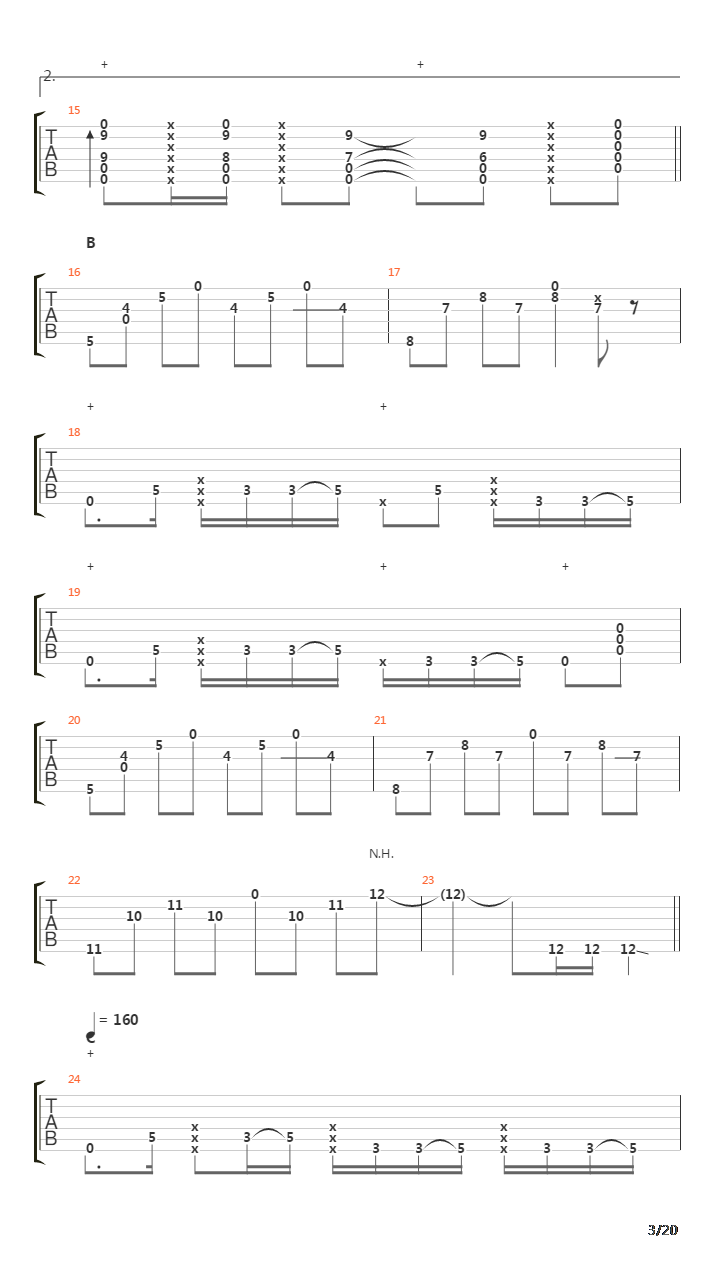 Mission吉他谱