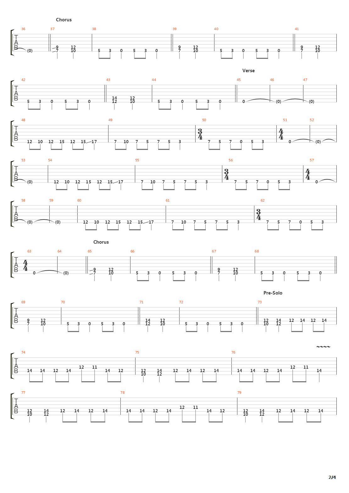 The Worm吉他谱